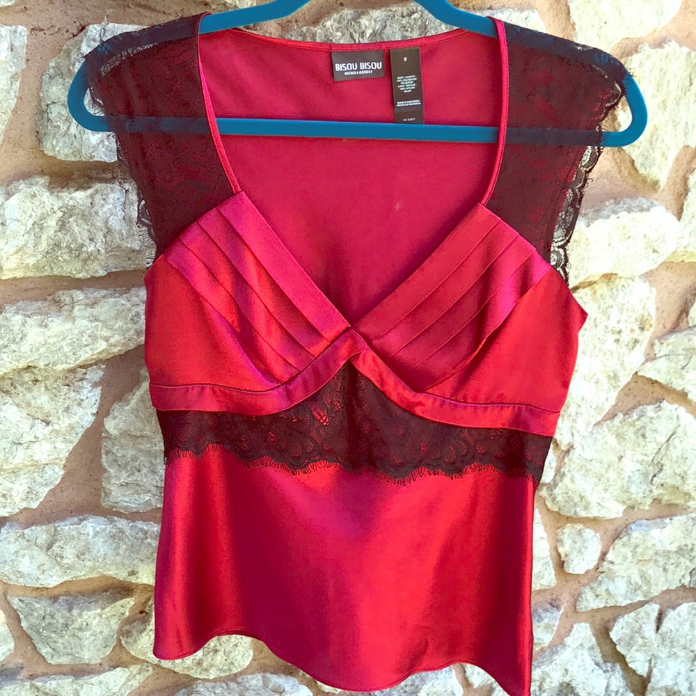 Bisou Bisou Cami Red Hot ❤️